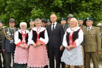 Prezydent Rzeczypospolitej Polskiej złożył wizytę w powiecie wągrowieckim