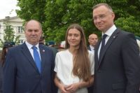 Prezydent Rzeczypospolitej Polskiej złożył wizytę w powiecie wągrowieckim